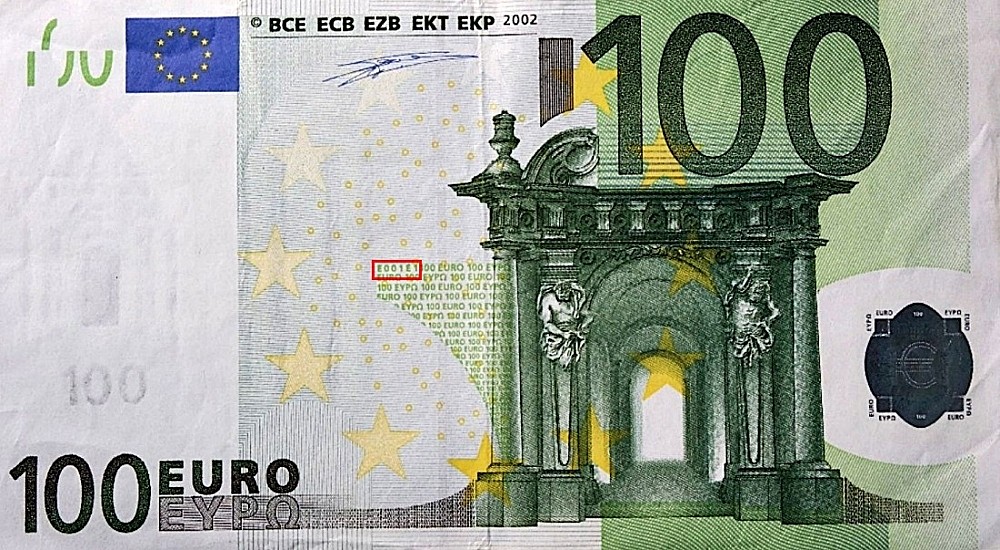 Billet de 100 € 2002 France