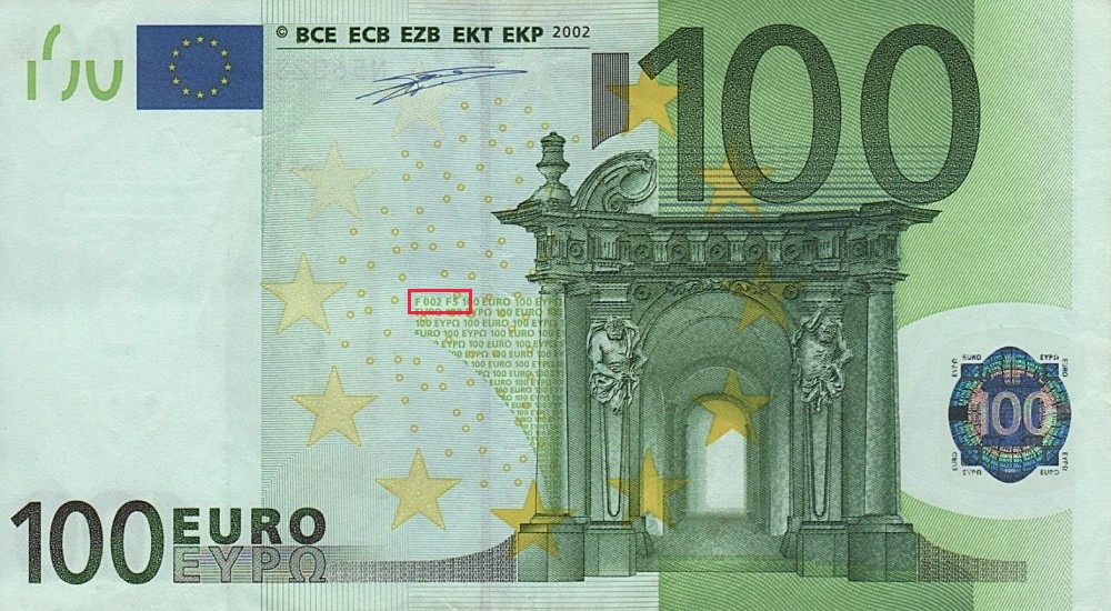 Billet de 100 € 2002 Autriche