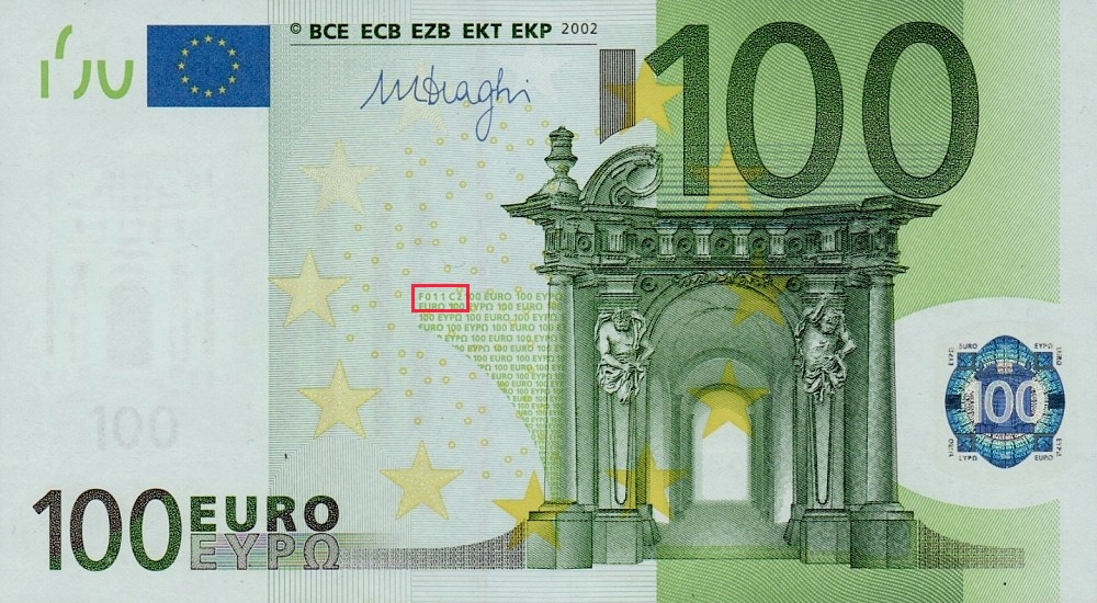 Billet de 100 € 2002 Autriche