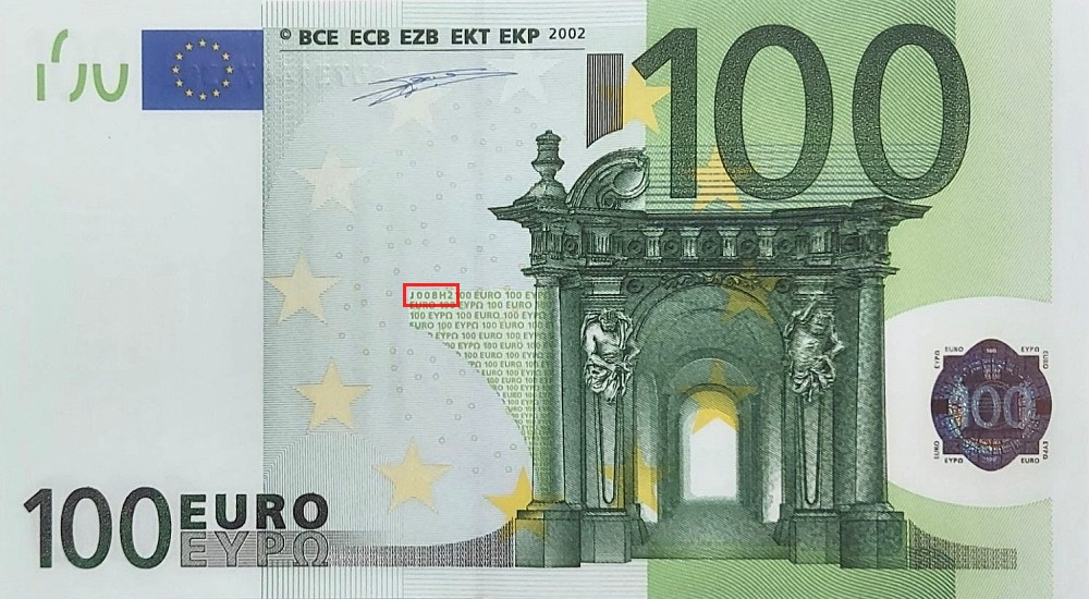 Billet de 100 € 2002 Italie