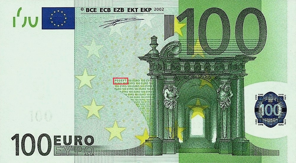 Billet de 100 € 2002 France