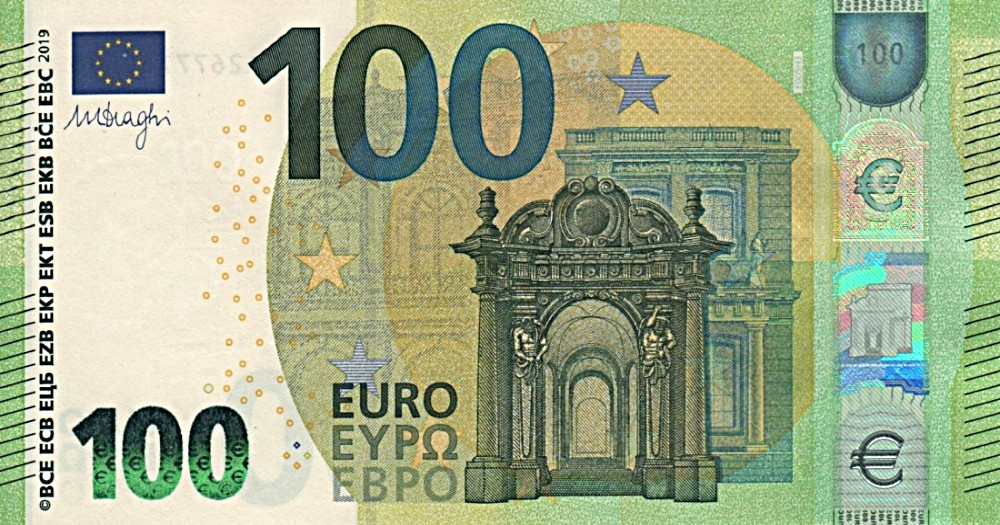 Billet de 100 € 2019 France (Oberthur)