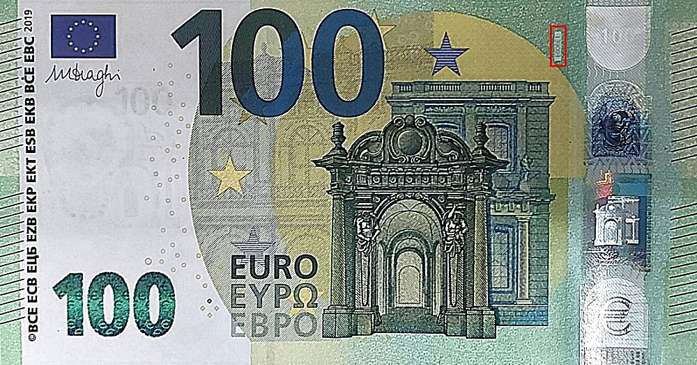 Billet de 100 € 2019 France (Oberthur)