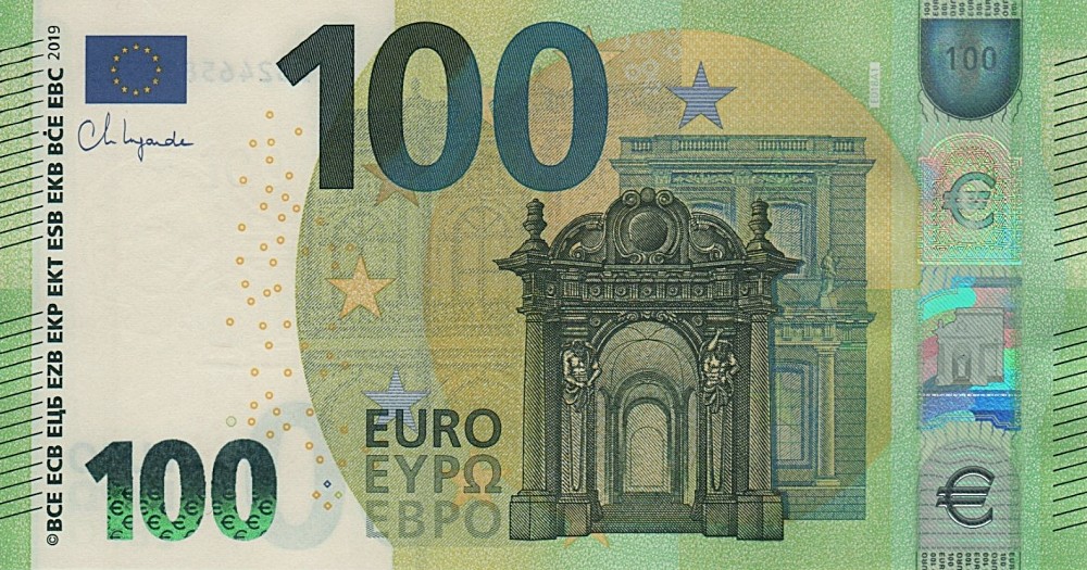 Billet de 100 € 2019 France (Oberthur)