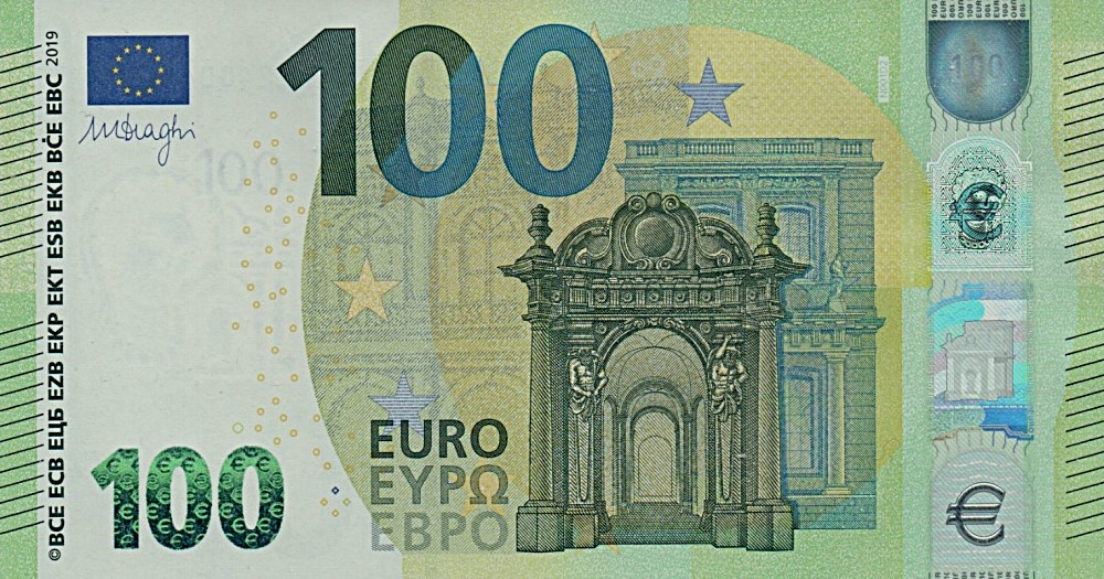 Billet de 100 € 2019 Autriche