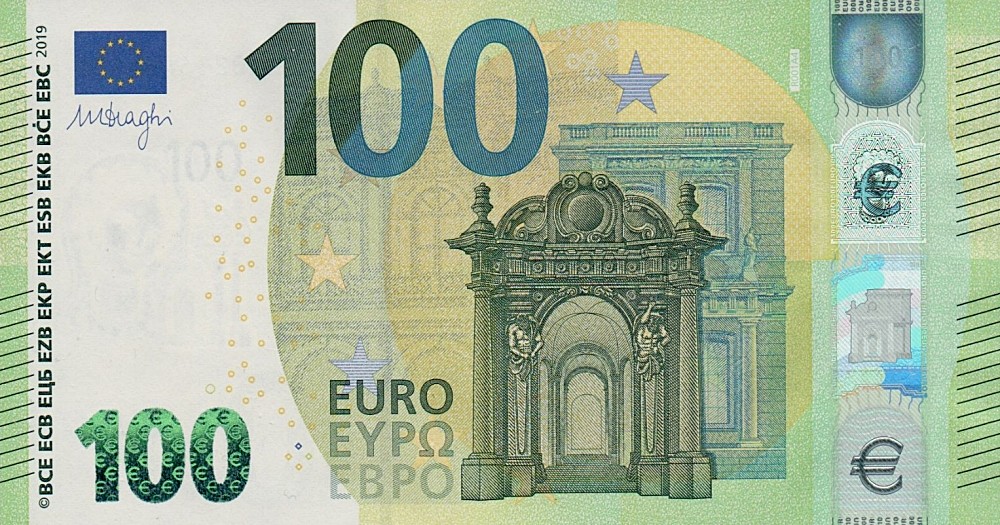 Billet de 100 € 2019 Allemagne
