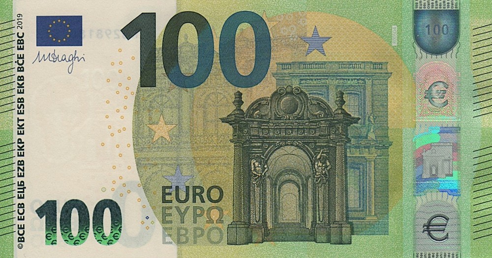 Billet de 100 € 2019 Allemagne