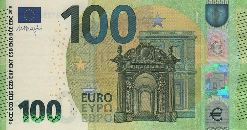 Billet de 100 € 2019 Allemagne