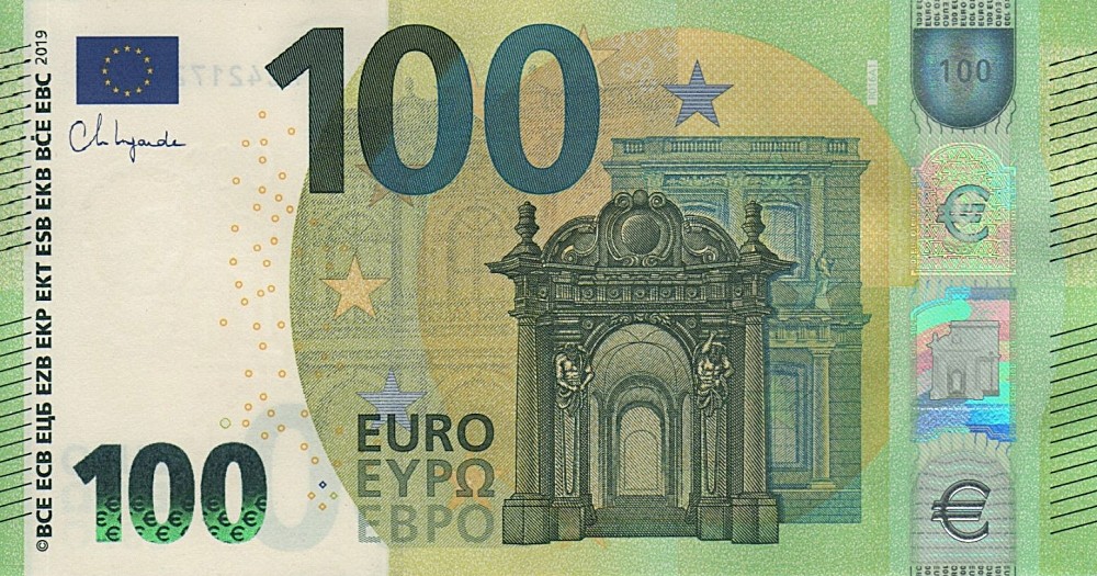 Billet de 100 € 2019 Allemagne