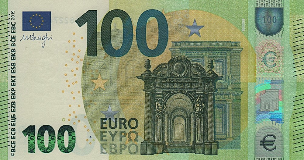 Billet de 100 € 2019 Italie