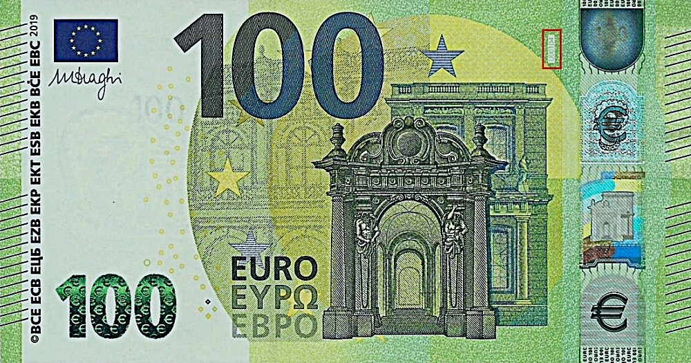 Billet de 100 € 2019 France