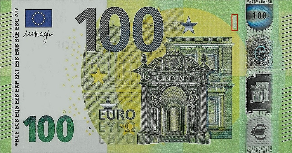 Billet de 100 € 2019 France