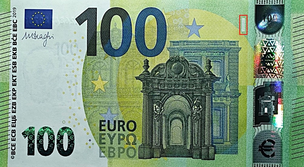 Billet de 100 € 2019 Espagne