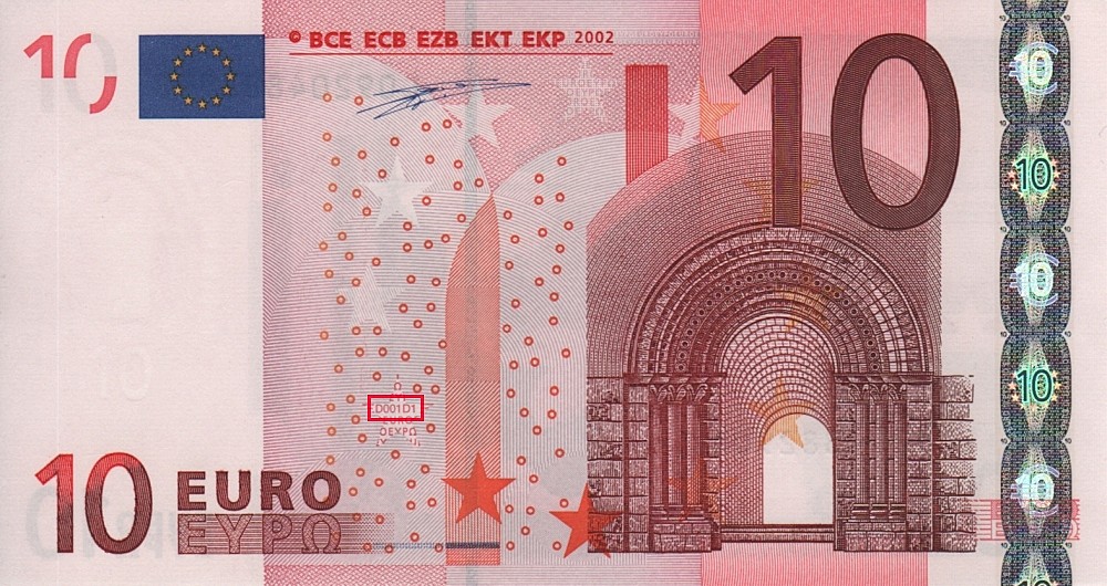 Billet de 10 € 2002 Finlande
