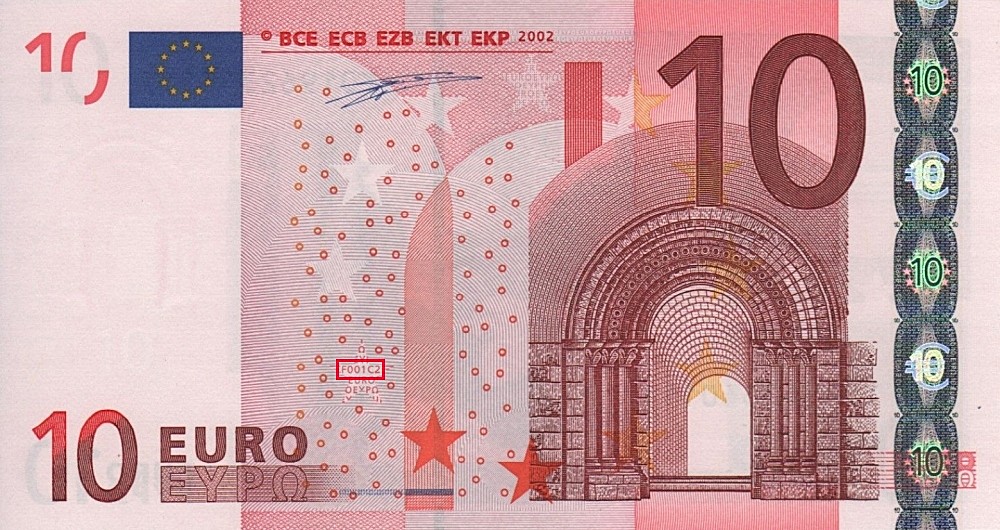 Billet de 10 € 2002 Autriche