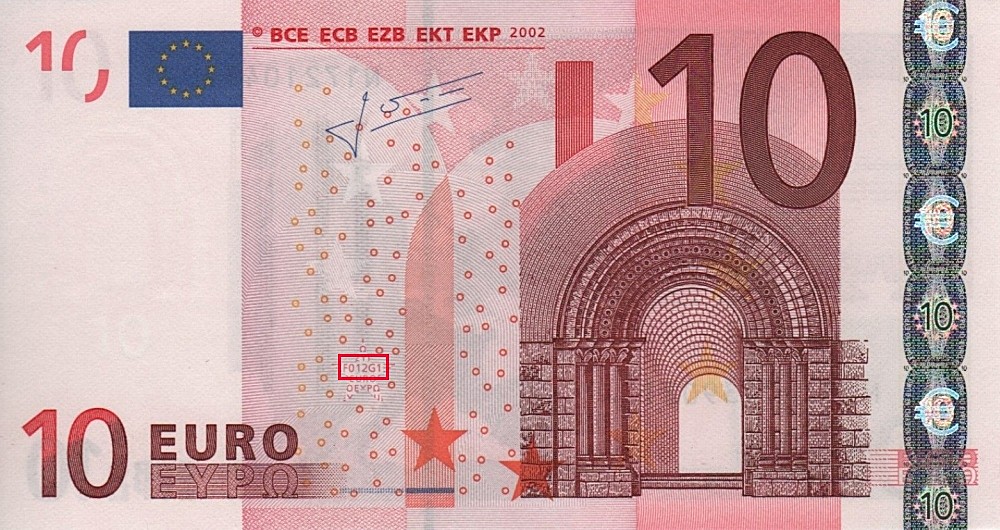 Billet de 10 € 2002 Autriche