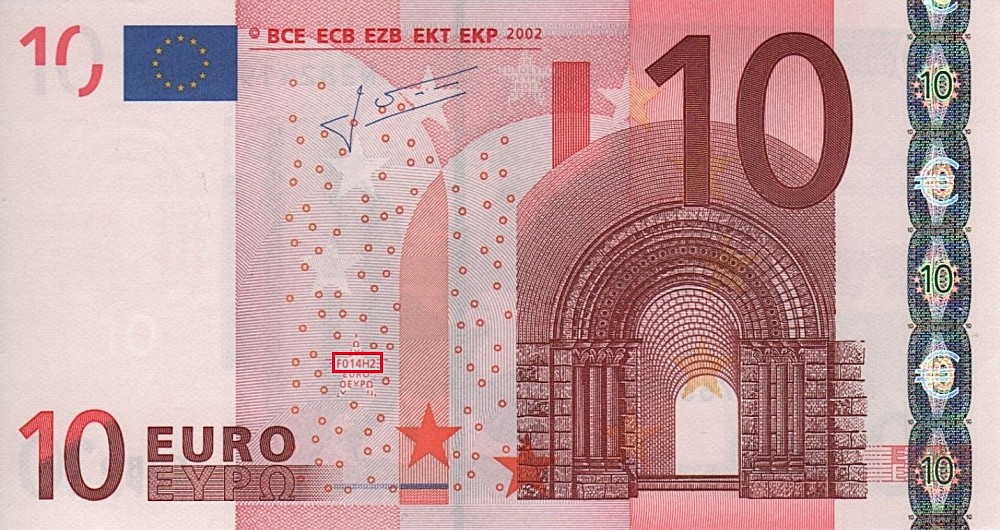 Billet de 10 € 2002 Autriche