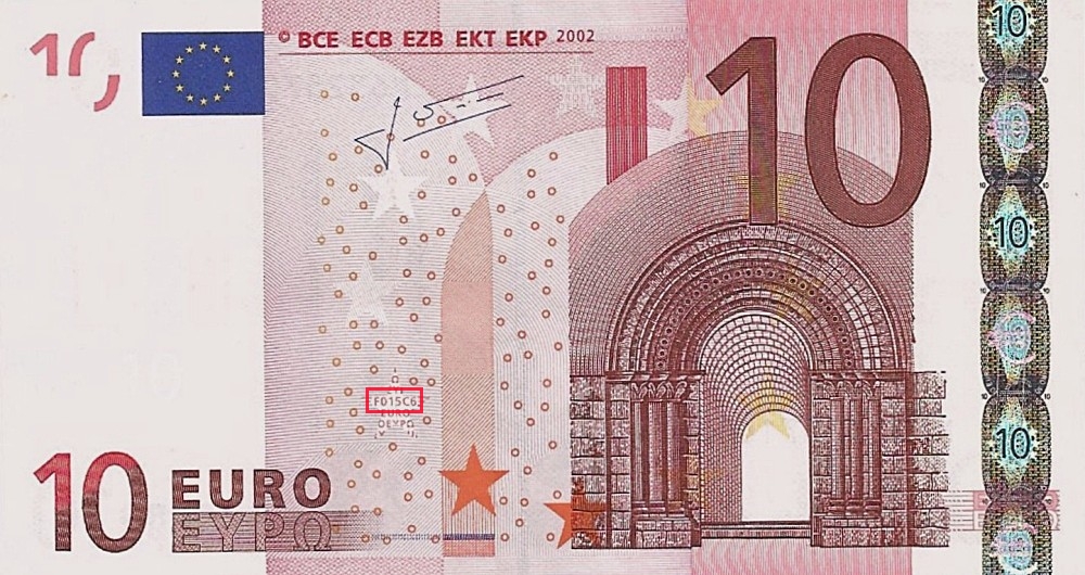 Billet de 10 € 2002 Autriche