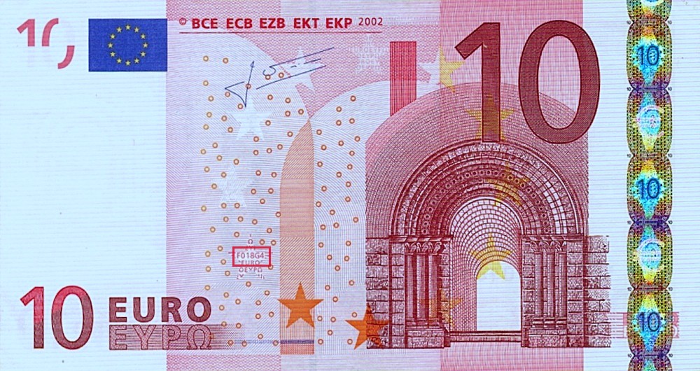 Billet de 10 € 2002 Autriche