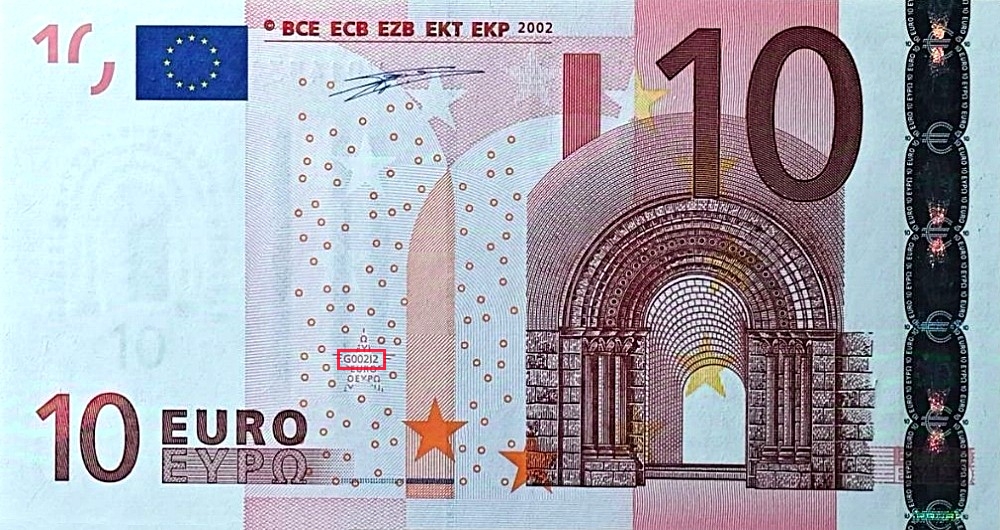 Billet de 10 € 2002 Espagne