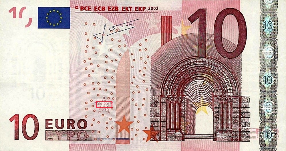Billet de 10 € 2002 Pays-Bas