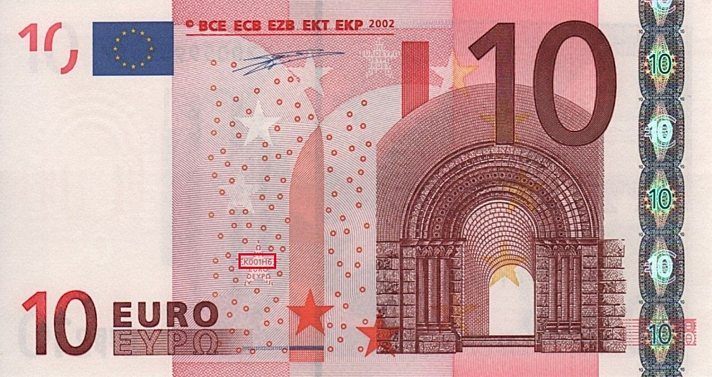 Billet de 10 € 2002 Irlande