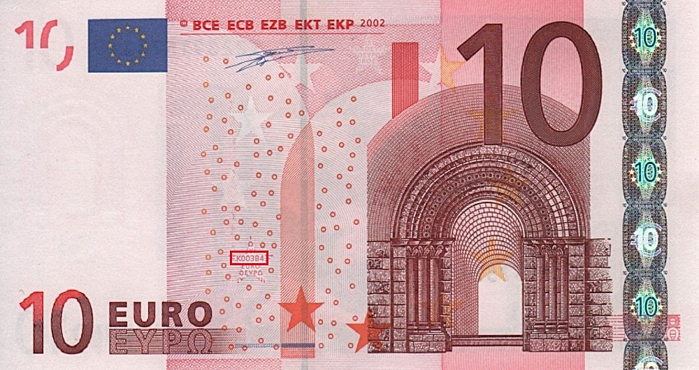 Billet de 10 € 2002 Irlande