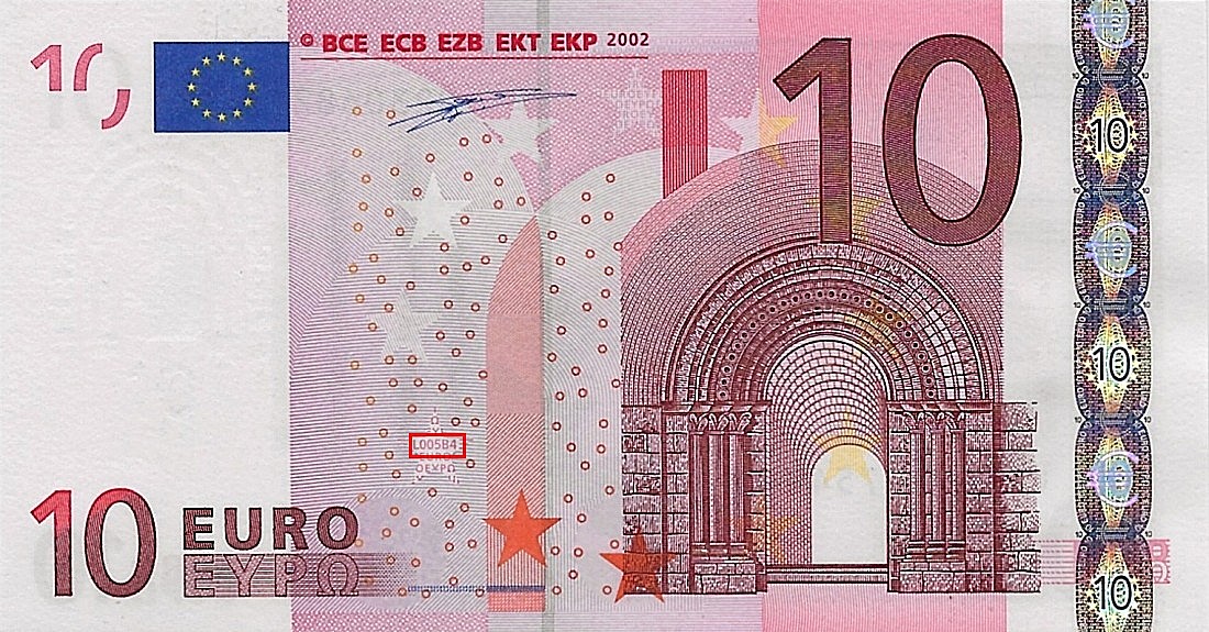 Billet de 10 € 2002 France