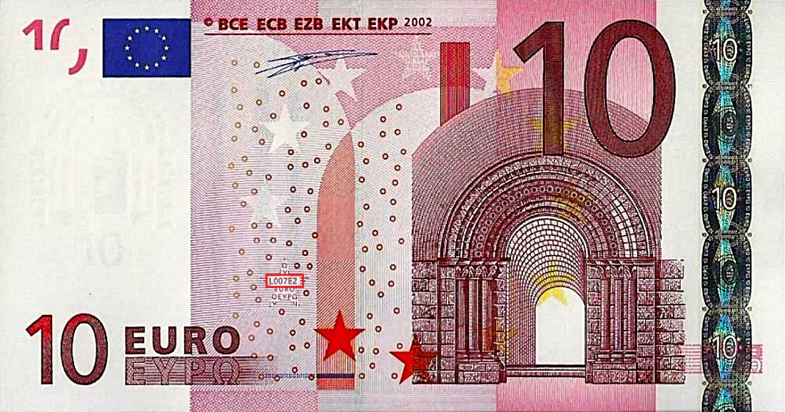 Billet de 10 € 2002 France