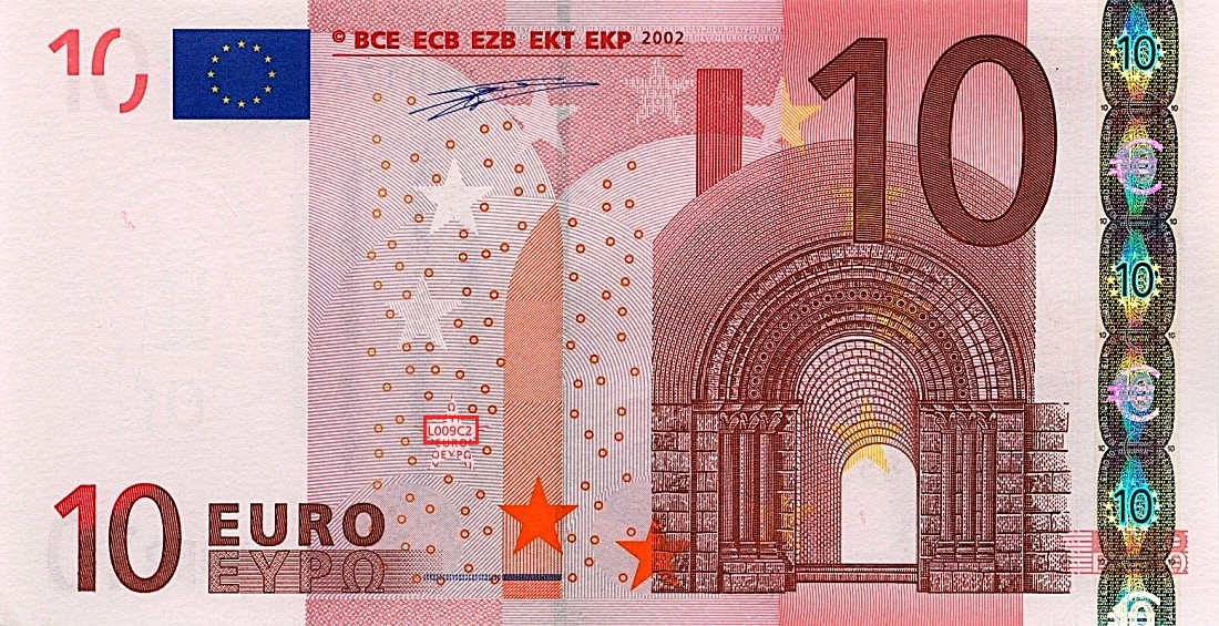 Billet de 10 € 2002 France