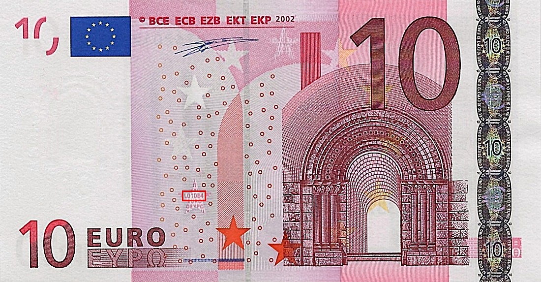Billet de 10 € 2002 France