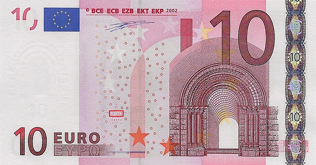 Billet de 10 € 2002 France