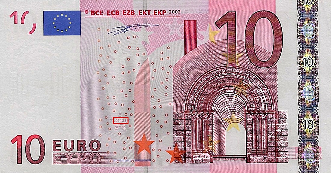 Billet de 10 € 2002 France