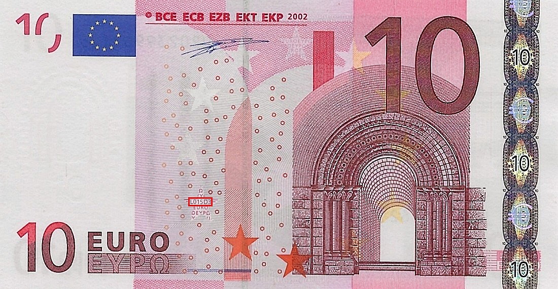 Billet de 10 € 2002 France