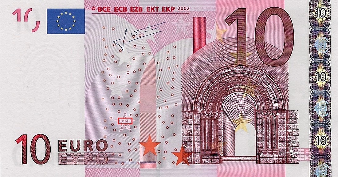 Billet de 10 € 2002 France