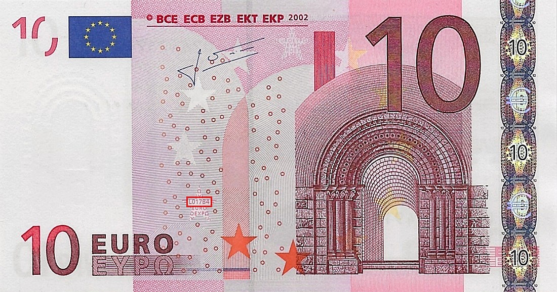 Billet de 10 € 2002 France