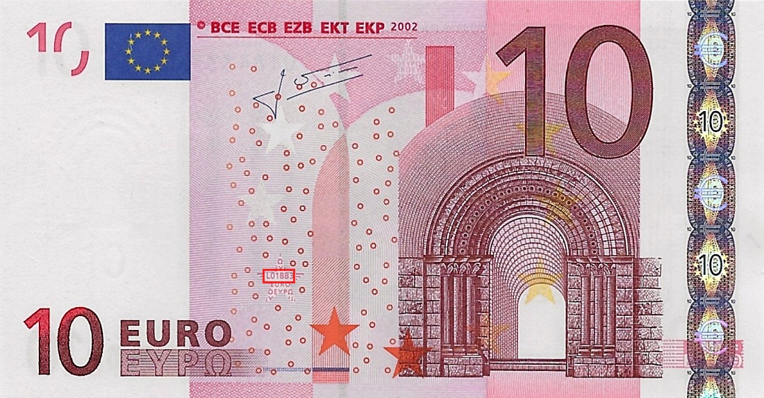 Billet de 10 € 2002 France