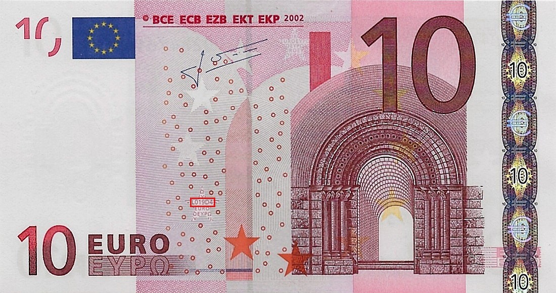 Billet de 10 € 2002 France