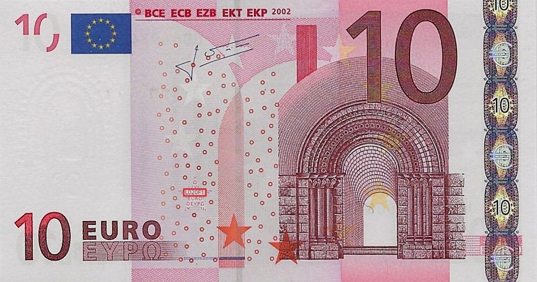 Billet de 10 € 2002 France