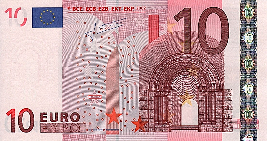 Billet de 10 € 2002 France