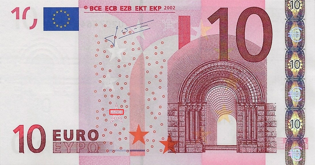 Billet de 10 € 2002 France