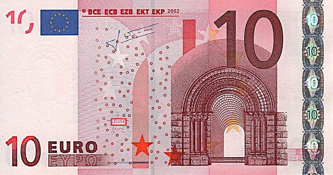 Billet de 10 € 2002 France