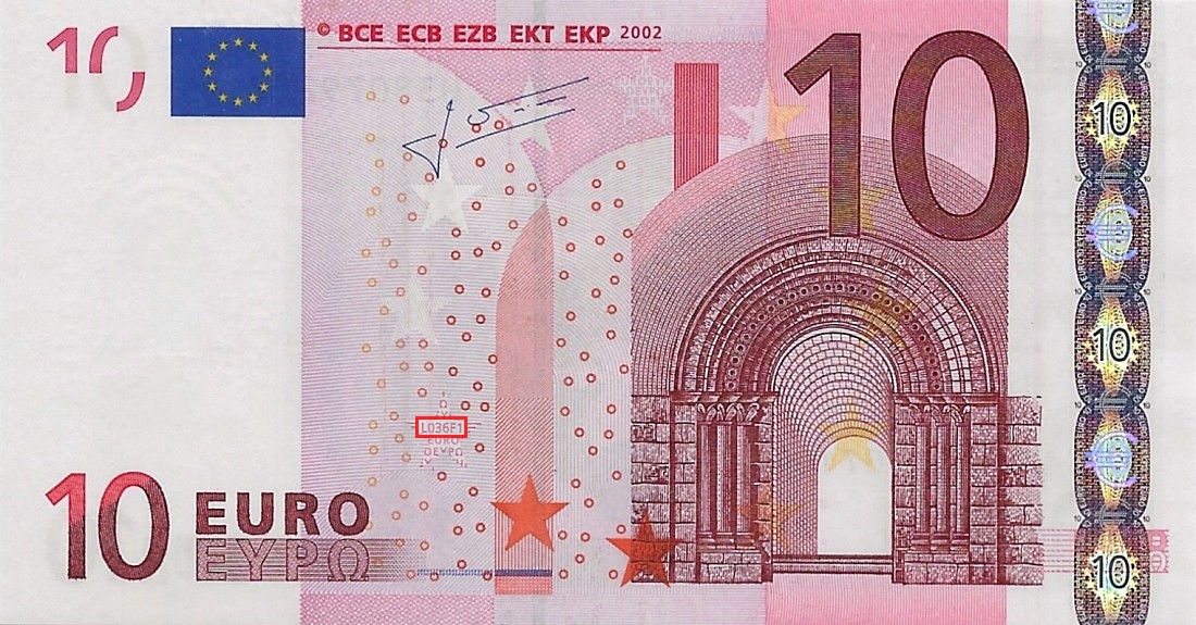 Billet de 10 € 2002 France