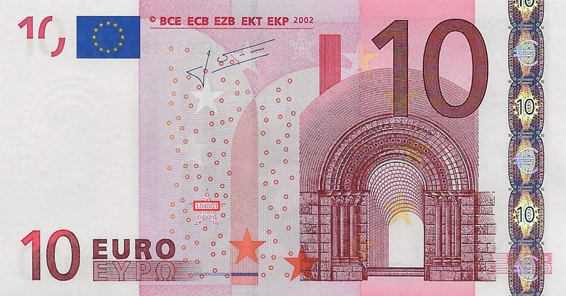 Billet de 10 € 2002 France