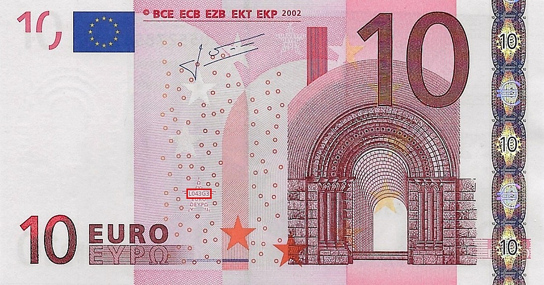 Billet de 10 € 2002 France