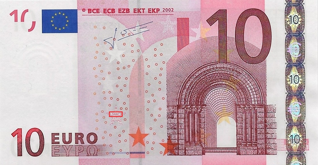 Billet de 10 € 2002 France
