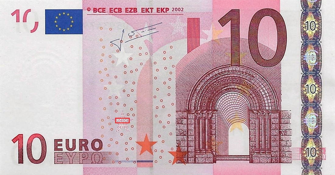 Billet de 10 € 2002 France