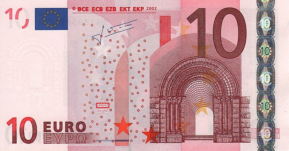 Billet de 10 € 2002 France