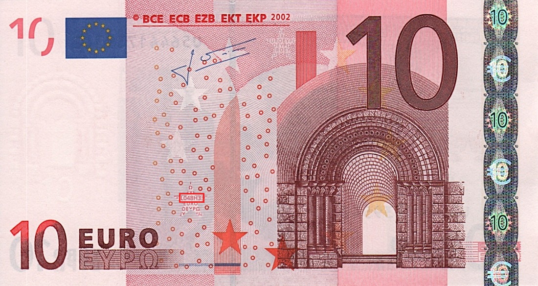 Billet de 10 € 2002 France