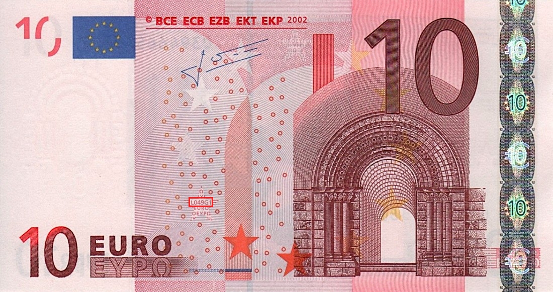 Billet de 10 € 2002 France